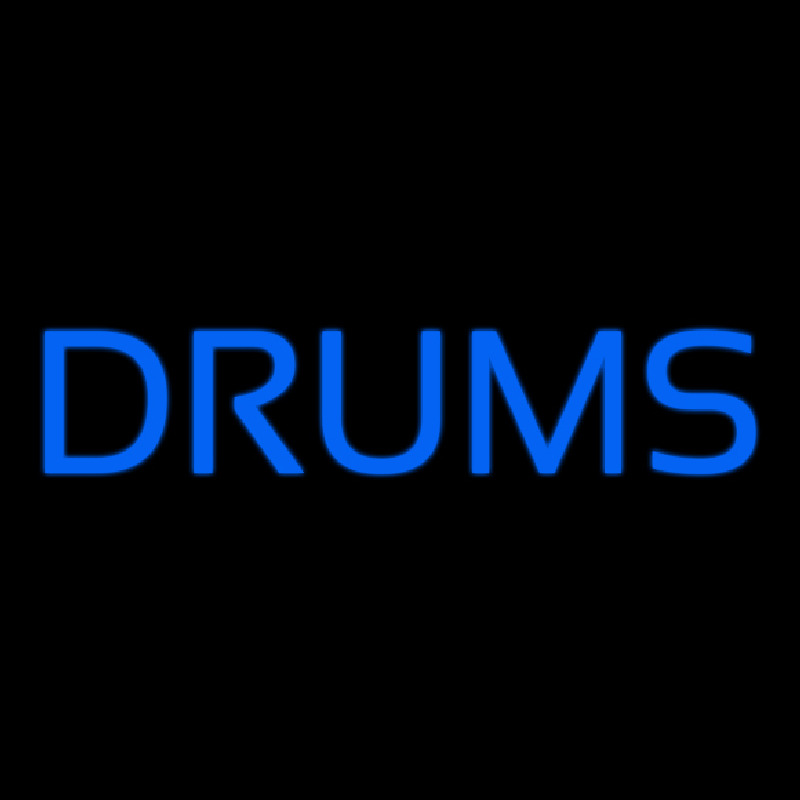 Drums Enseigne Néon