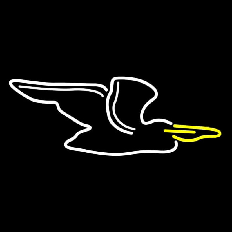 Duck Logo Enseigne Néon