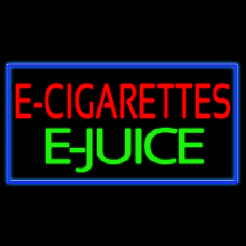 E Cigarettes E Juice Enseigne Néon
