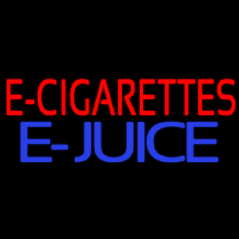 E Cigarettes E Juice Enseigne Néon