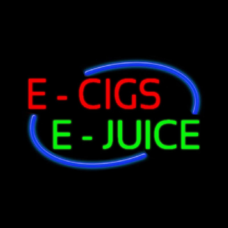 E Cigs E Juice Enseigne Néon