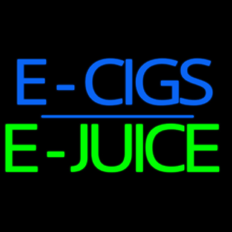 E Cigs E Juice Enseigne Néon