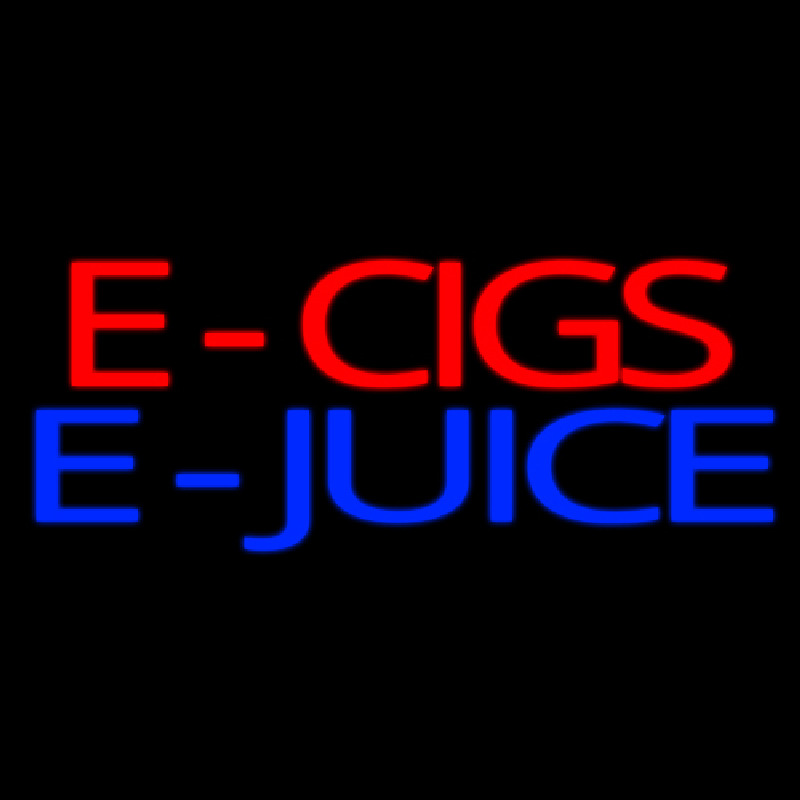 E Cigs E Juice Enseigne Néon