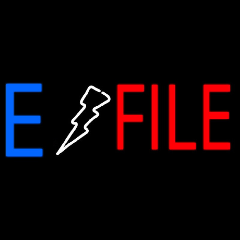 E File Enseigne Néon