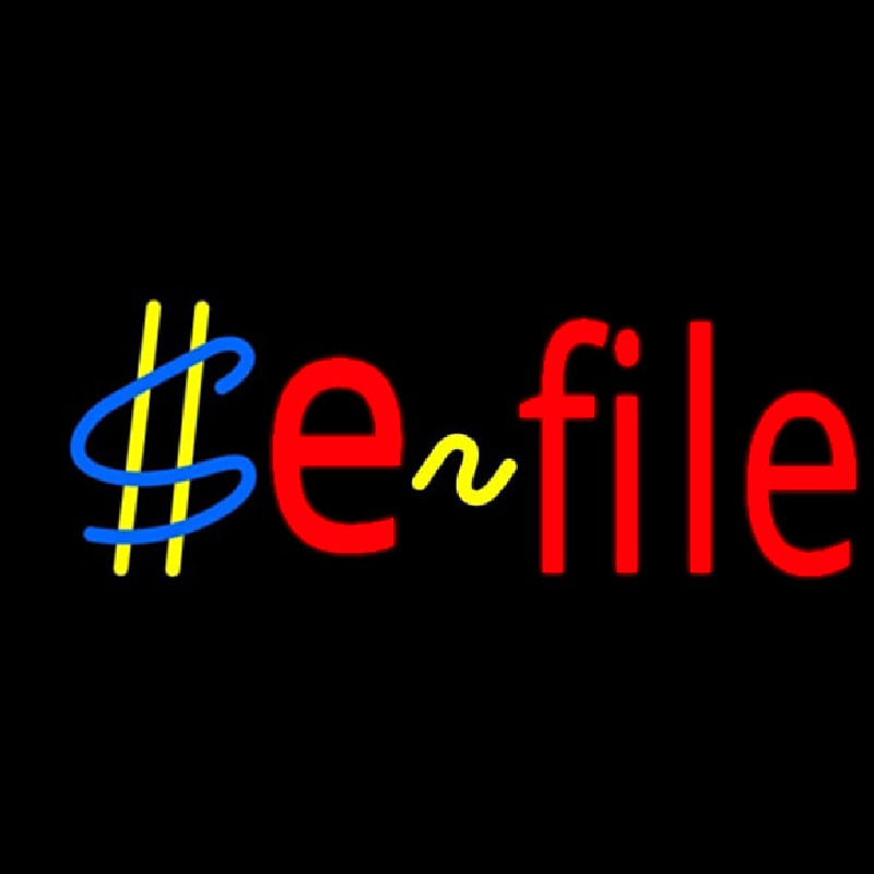 E File Enseigne Néon