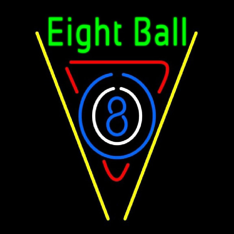 Eight Ball Pool Bar Enseigne Néon