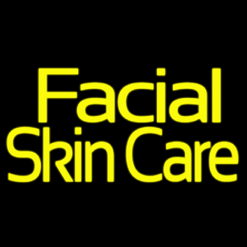 Facial Skin Care Enseigne Néon