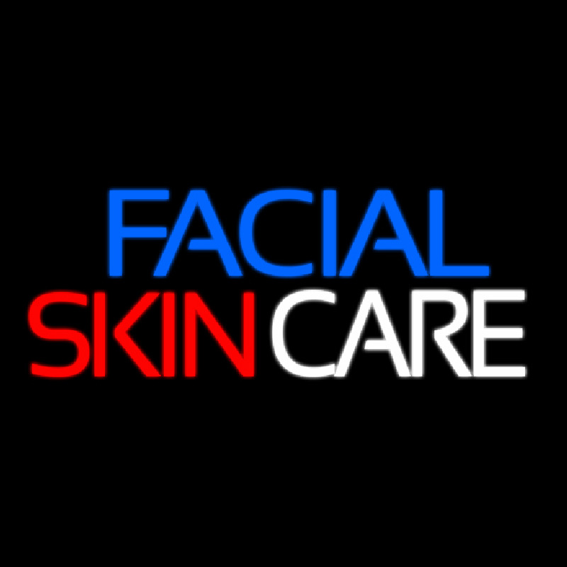 Facial Skin Care Enseigne Néon