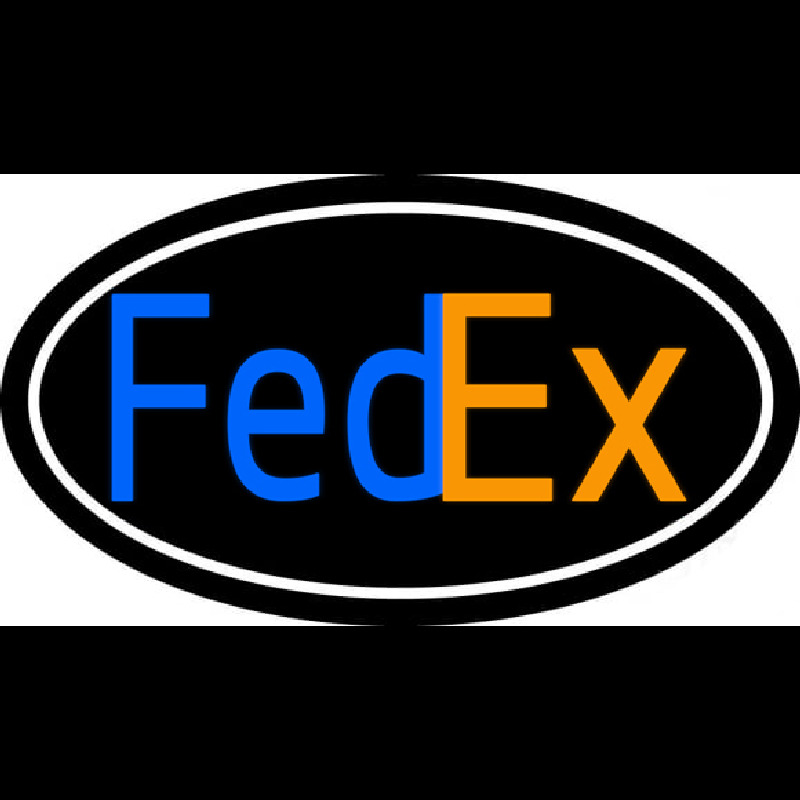 Fede  Logo With Oval Enseigne Néon