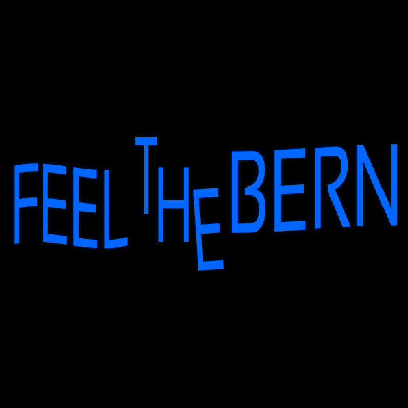 Feel The Bern Enseigne Néon