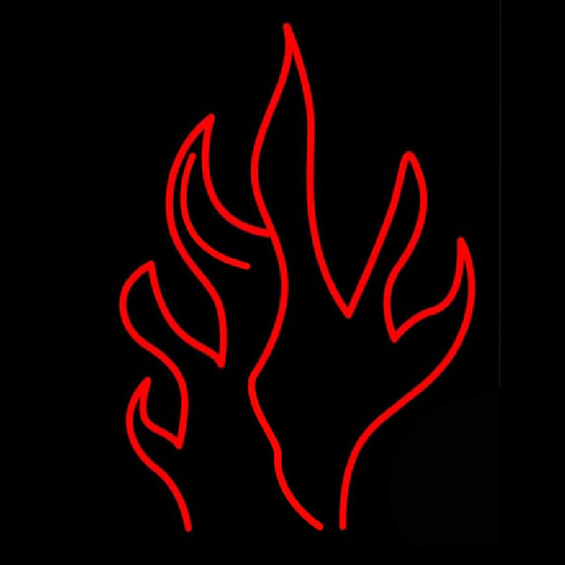 Fire Flame Artwork Enseigne Néon