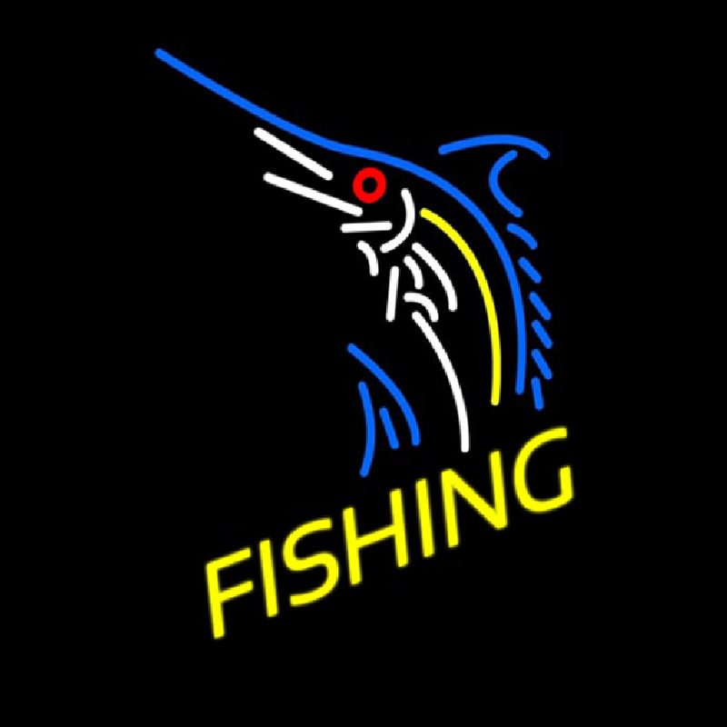 Fishing Enseigne Néon