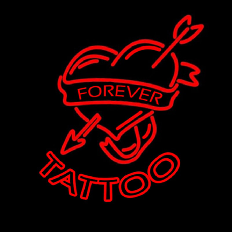 Forever Tattoo Enseigne Néon