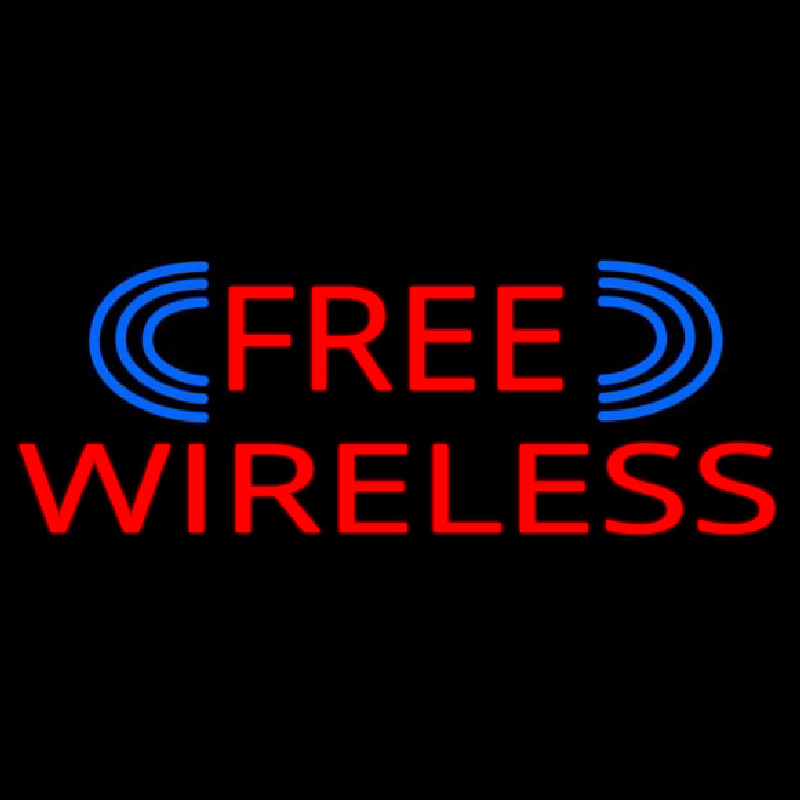Free Wireless Enseigne Néon