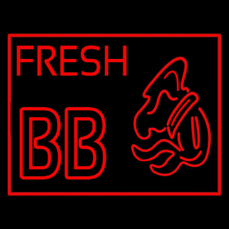 Fresh Bbq Enseigne Néon