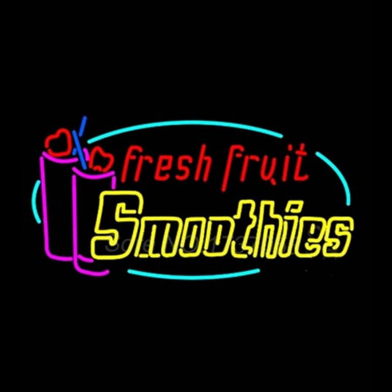 Fresh Fruit Smoothies Enseigne Néon