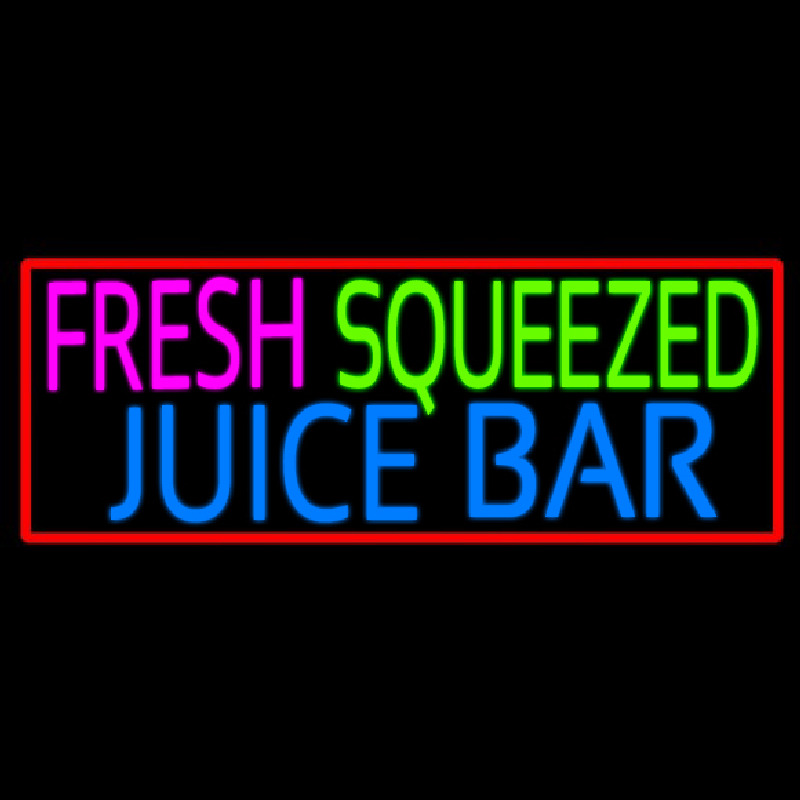 Fresh Squeezed Juice Bar Enseigne Néon