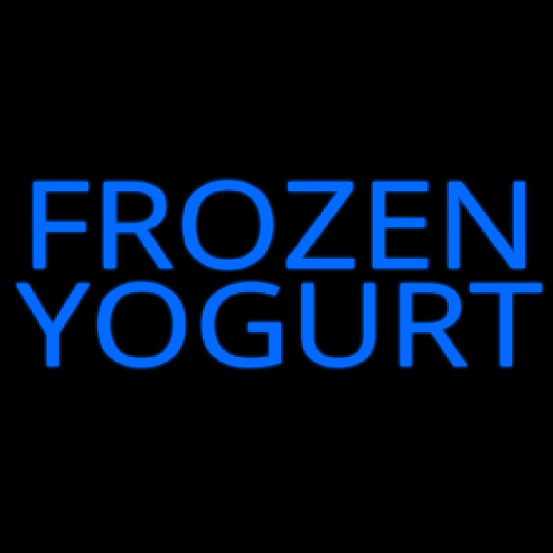 Frozen Yogurt Enseigne Néon
