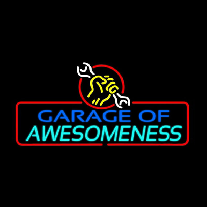 Garage Of Awesomeness Enseigne Néon