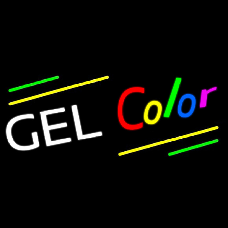Gel Color Enseigne Néon
