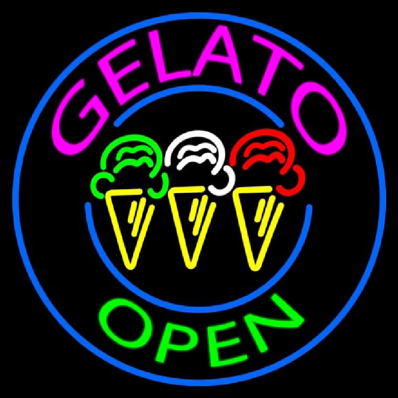Gelato Enseigne Néon