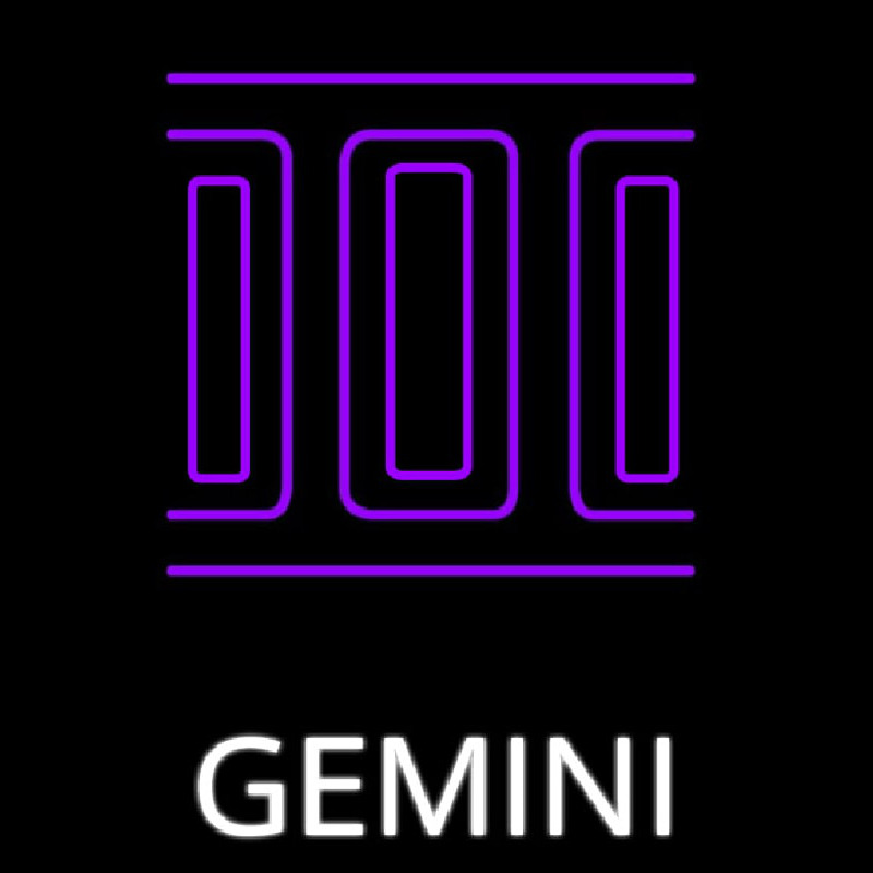 Gemini Icon Enseigne Néon
