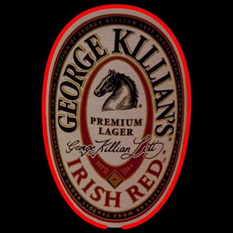 George Killians Irish Red Beer Sign Enseigne Néon