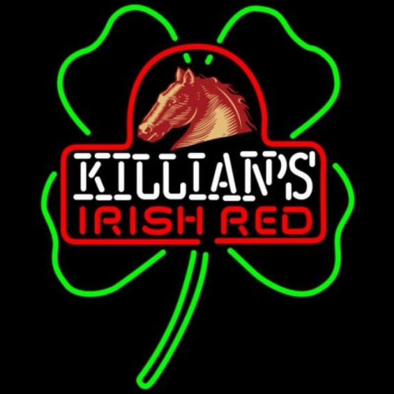 George Killians Irish Red Shamrock Beer Sign Enseigne Néon