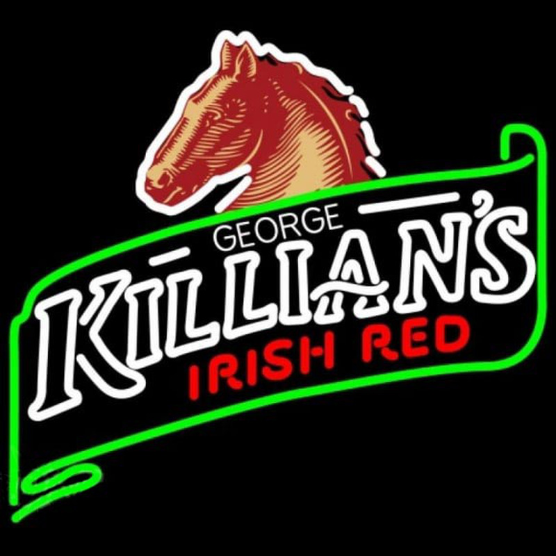 George Killians Irish Red Summer Beer Sign Enseigne Néon