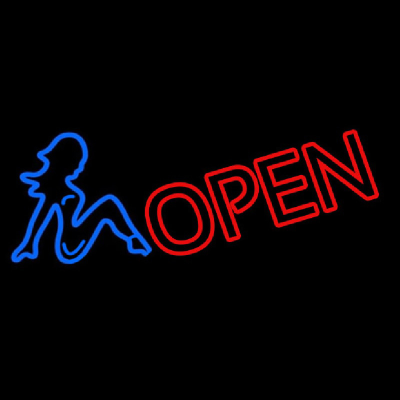 Girls Strip Club Open Enseigne Néon
