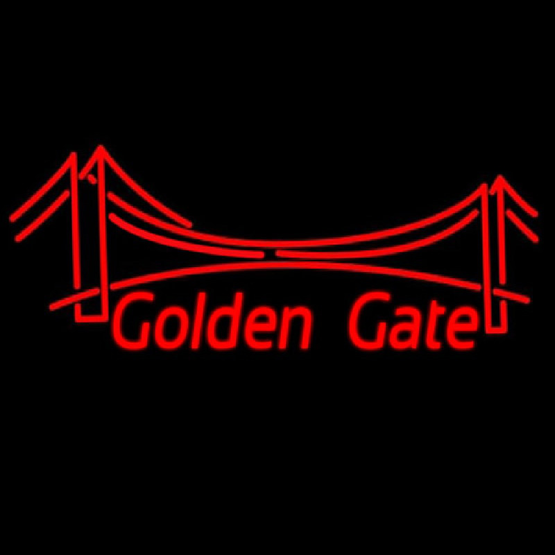 Golden Gate Enseigne Néon