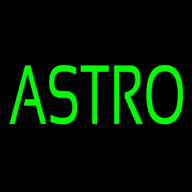 Green Astro Enseigne Néon