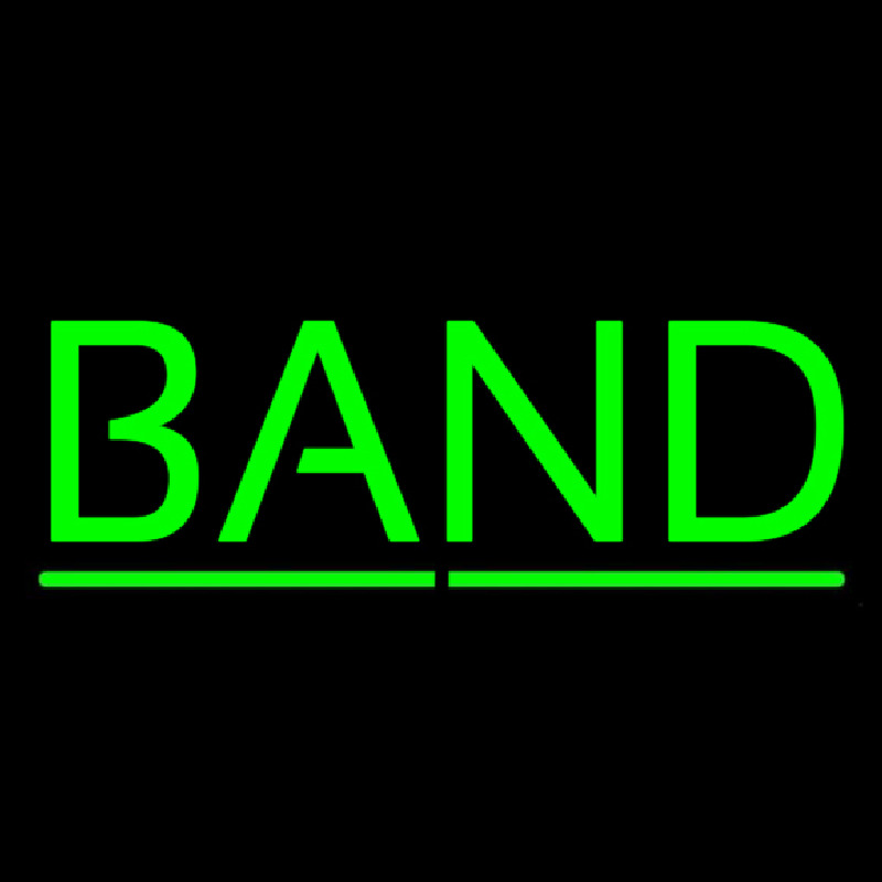 Green Band Enseigne Néon