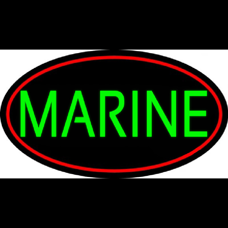 Green Marine Enseigne Néon