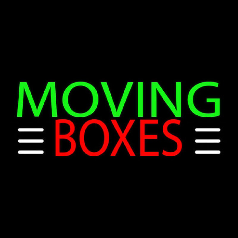 Green Moving Red Bo es Block Enseigne Néon