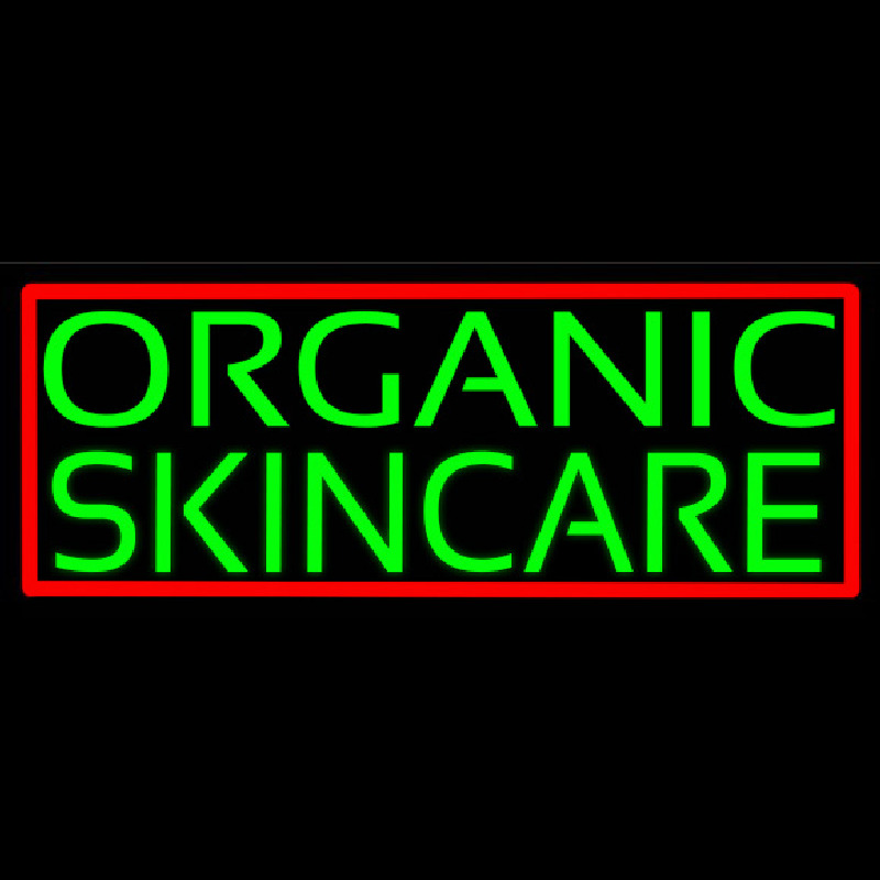 Green Organic Skincare Enseigne Néon