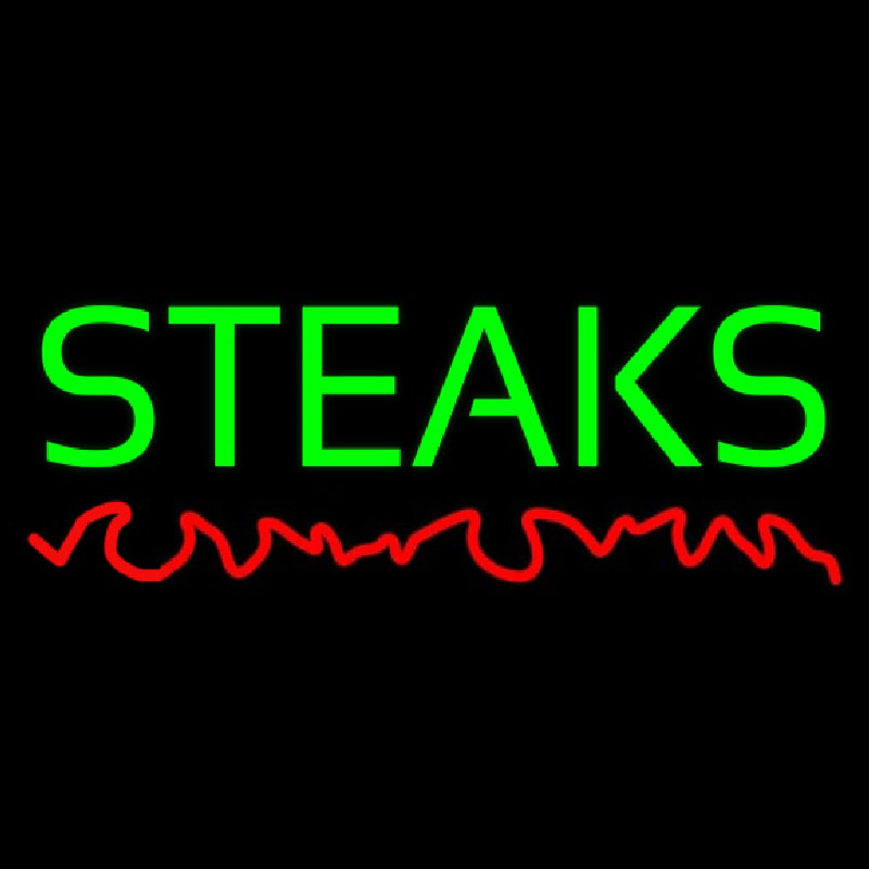Green Steaks Enseigne Néon