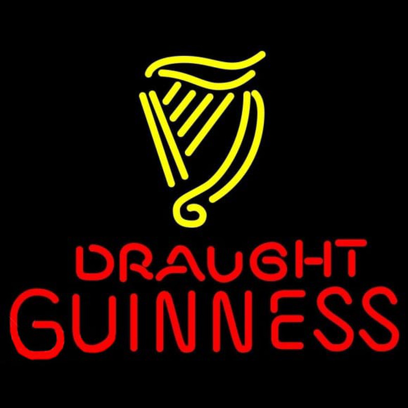 Guinness Draught Beer Sign Enseigne Néon