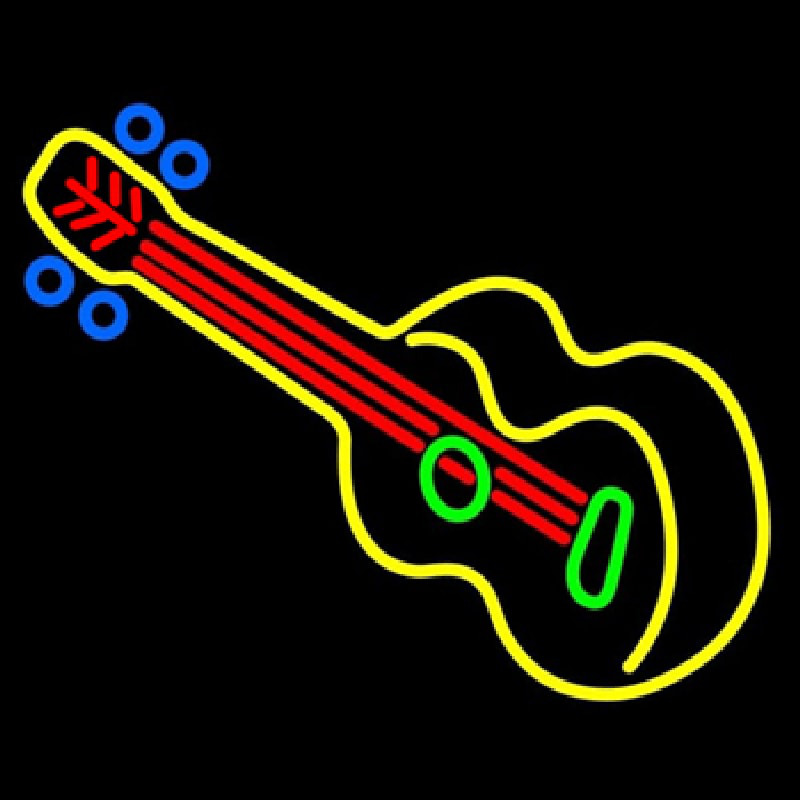 Guitar Strings  Enseigne Néon