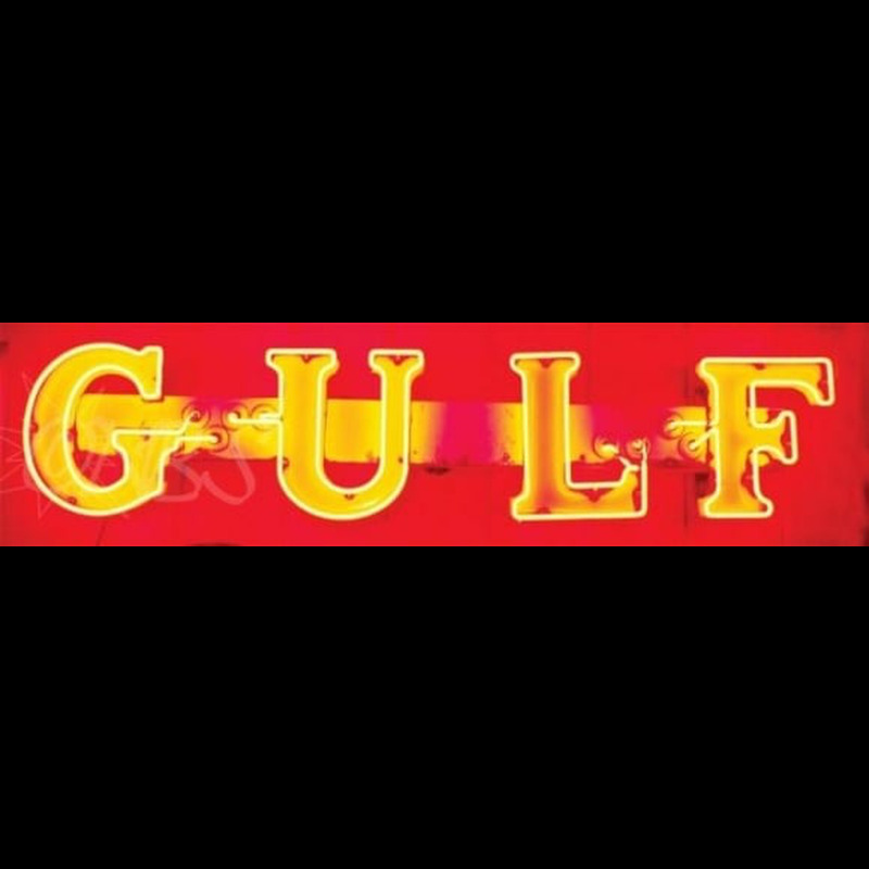 Gulf Gasoline Enseigne Néon