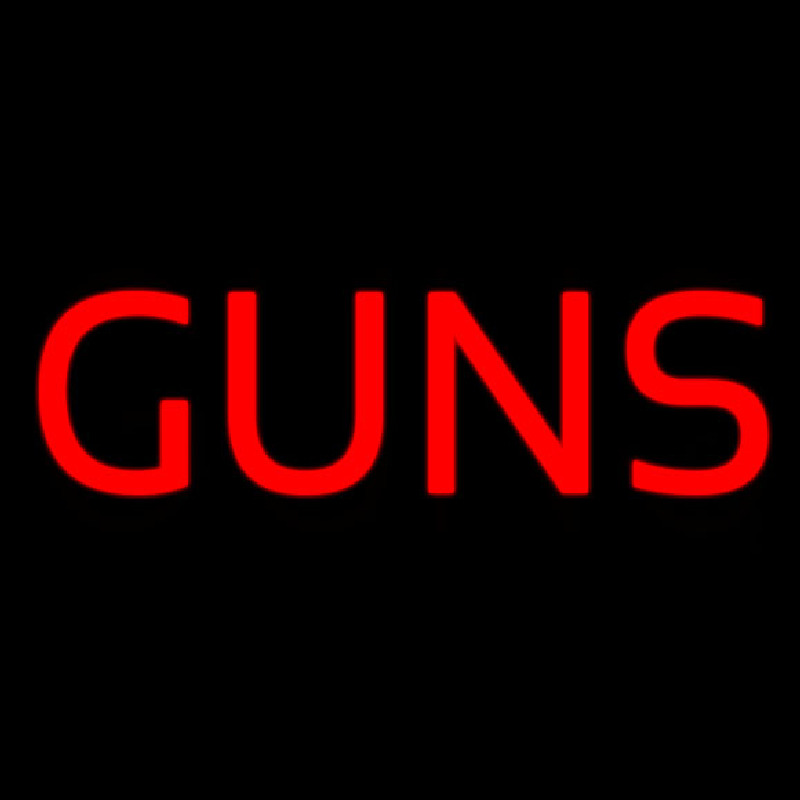 Guns Enseigne Néon