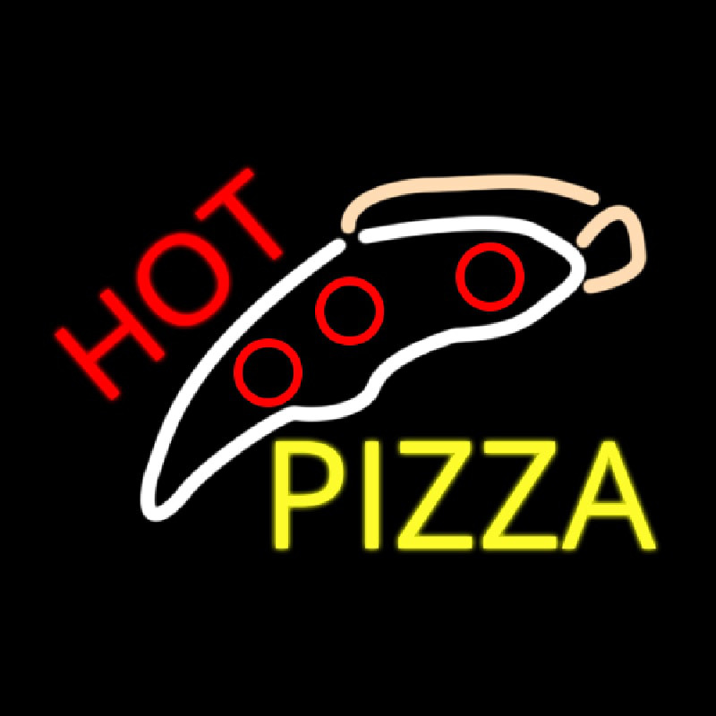 HOT PIZZA Enseigne Néon