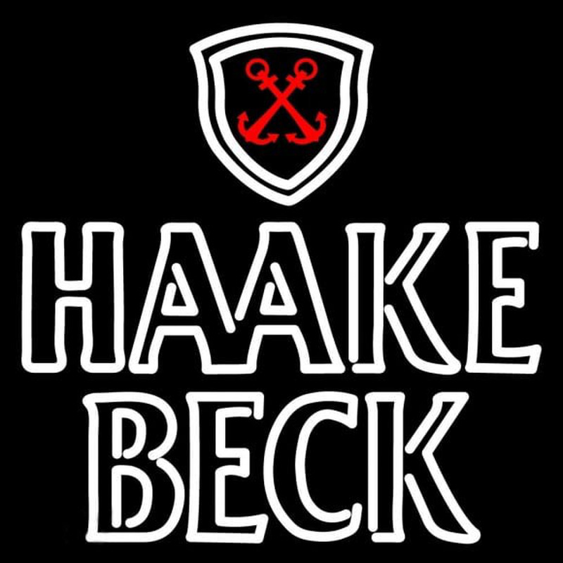 Haake Becks Logo Beer Sign Enseigne Néon