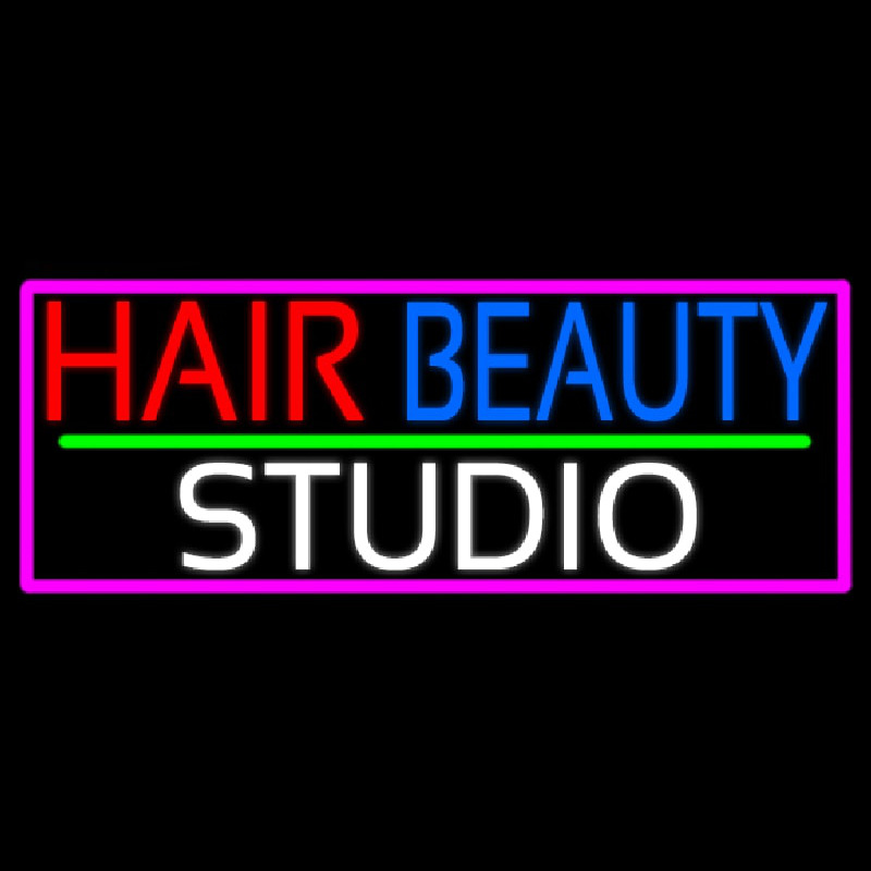Hair Beauty Studio Enseigne Néon