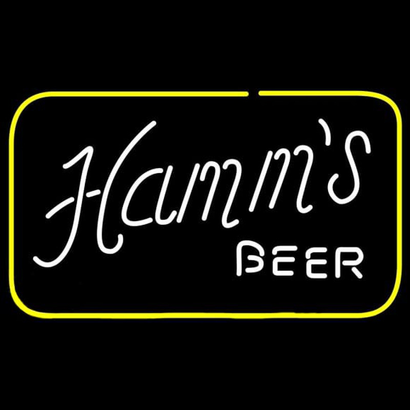 Hamms Square Beer Sign Enseigne Néon