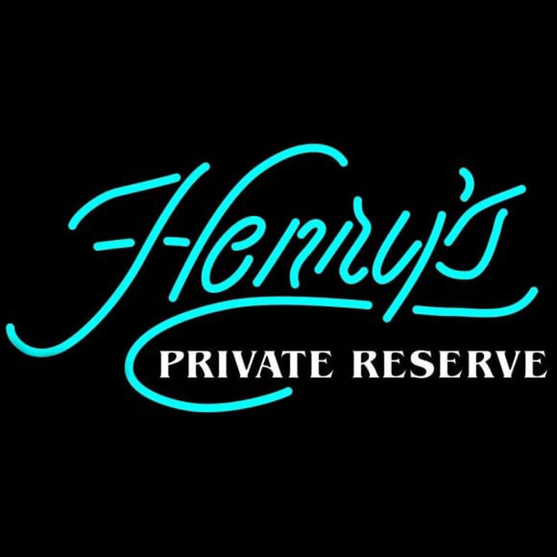 Henrys Private Reserve Beer Sign Enseigne Néon
