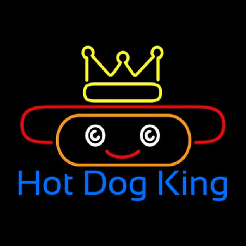 Hot Dog King Enseigne Néon