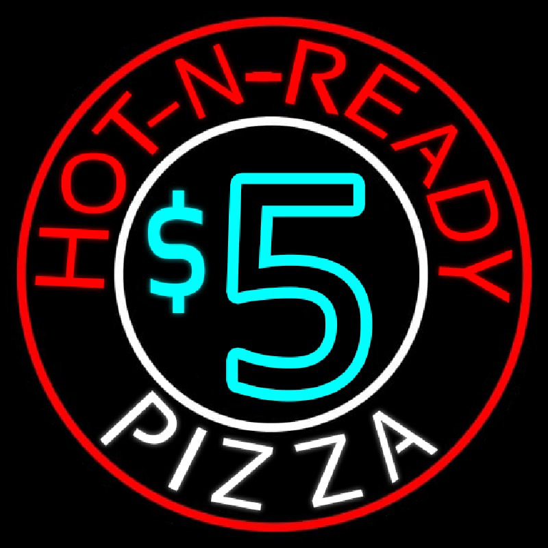 Hot N Ready Pizza Enseigne Néon