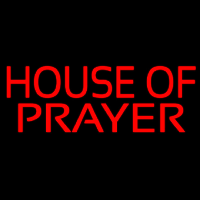 House Of Prayer Enseigne Néon