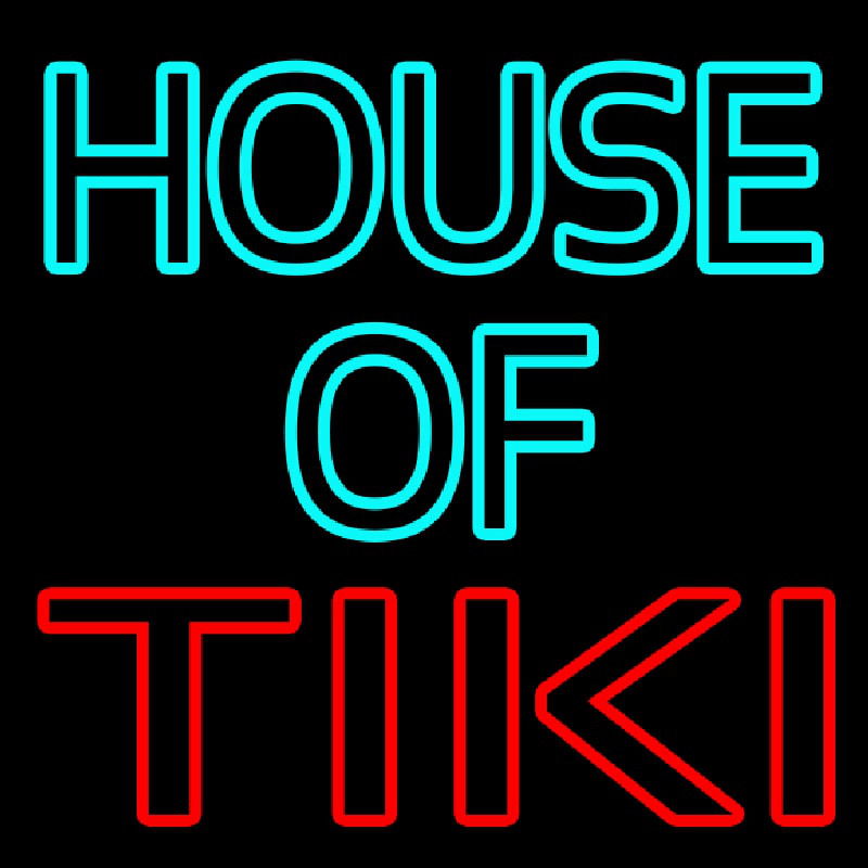 House Of Tiki Enseigne Néon